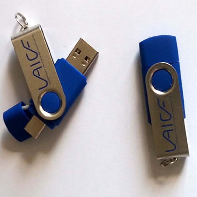 Clé USB Swivel avec marquage all over 4Go à 32Go IMPORT - A partir